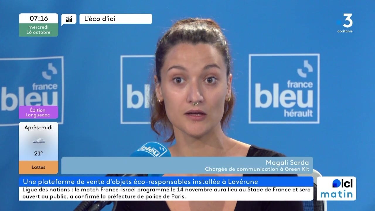 Magali Sarda, chargée de communication chez Green Kit