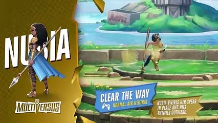 MultiVersus - Nubia - Fighter Move Sets Trailer