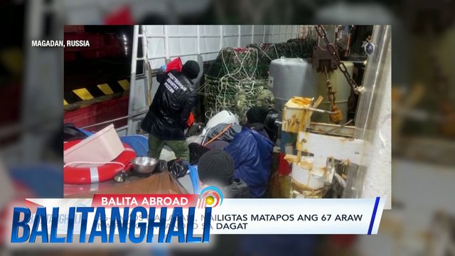46-anyos na lalaki, nailigtas matapos ang 67 araw na pagka-stranded sa dagat | Balitanghali