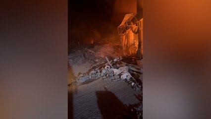 İsrail, Beyrut'u vurdu