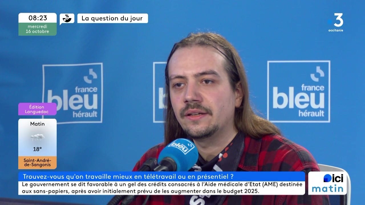Clément Montigny, représentant du syndicat des travailleurs du jeu vidéo chez Ubisoft
