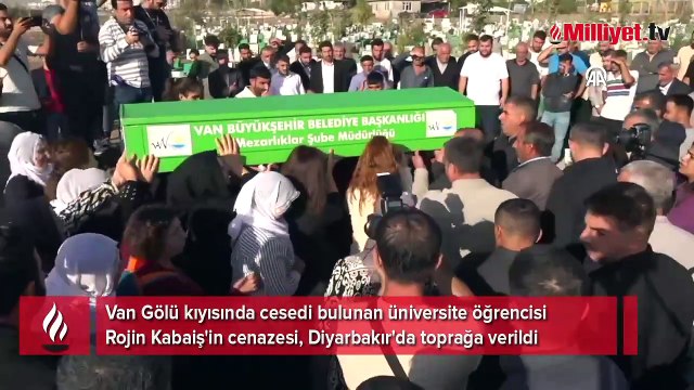 18 gün sonra cansız bedeni bulunan Rojin'e acı veda