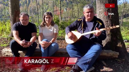 Borçka Karagöl sonbaharın renklerine büründü