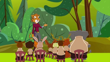 Four Friends | English Cartoon | Panchatantra Moral Stories for Kids |