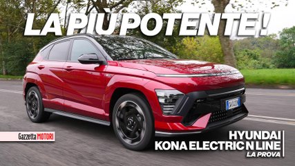 Hyundai Kona Electric N Line: accento sportivo, comfort elevato