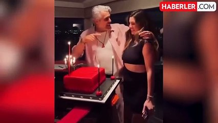 Gökçe Bahadır'ın saçları pasta üflerken alev aldı