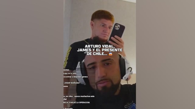 Arturo Vidal reacciona al gol de James Rodríguez: colombianos y chilenos unidos