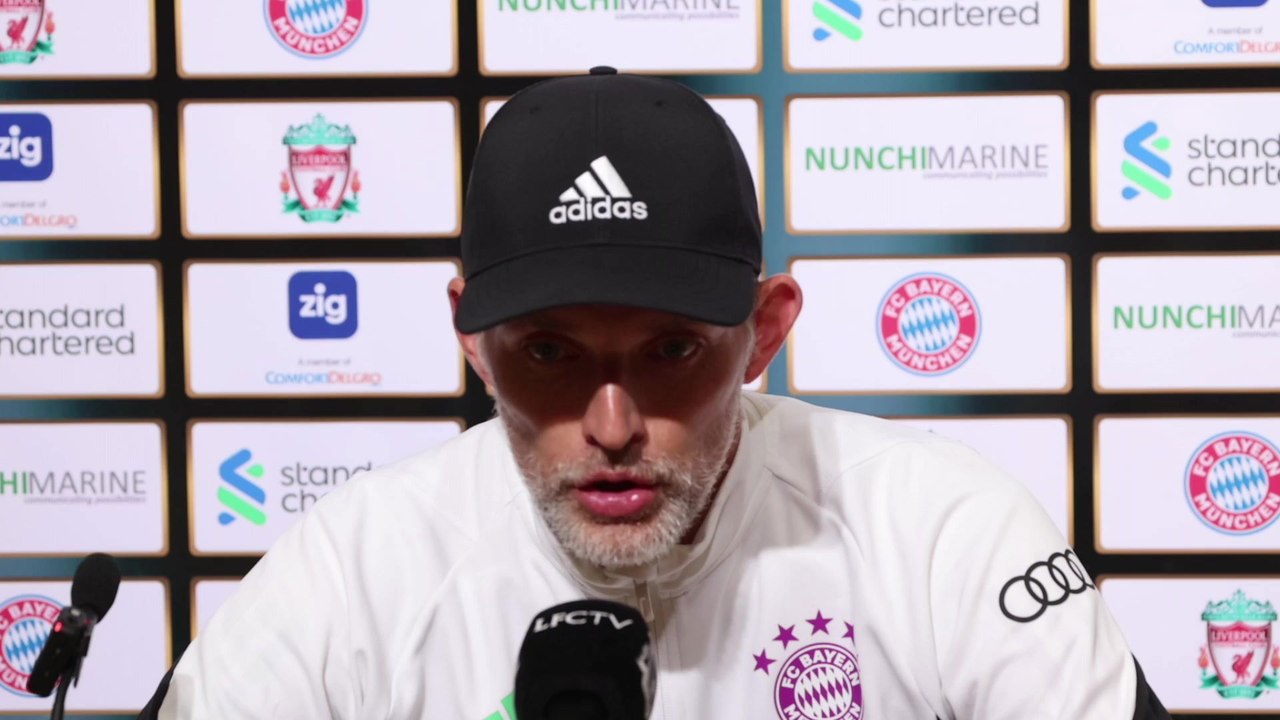 Tuchel as Bayern boss pre season press conference cutaways