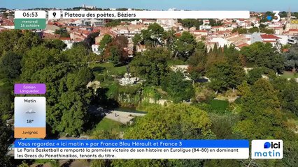 16/10/2024 - ICI Matin France Bleu Hérault en vidéo