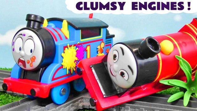 Thomas The Train and Friends crashing - Toy Stories for kids