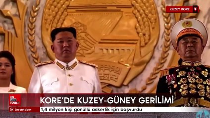Kore'de kuzey-güney gerilimi: 1,4 milyon kişi gönüllü askerlik için başvurdu