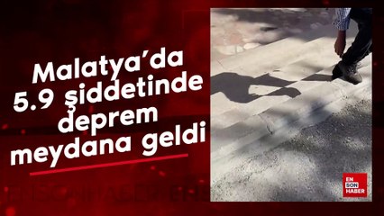 Malatya'da 5.9 şiddetinde deprem meydana geldi