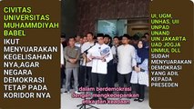 Universitas muhammadiya babel menyuarakan kegelisahan agar negara demokrasi tetap pada koridor nya.