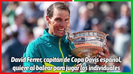 Rafa Nadal da marcha atrás antes de las Finales de Copa Davis