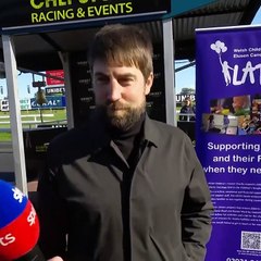 Christian Williams, father of Betsy, talks about the Welsh Jump Jockeys Derby in aid of Latch