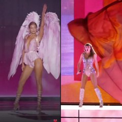 Gigi Hadid imitates Taylor Swift's "OH Hi" entrance at Victoria's Secret's Fashion Show