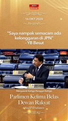 "Saya nampak semacam ada kelonggaran di JPN" - YB Besut