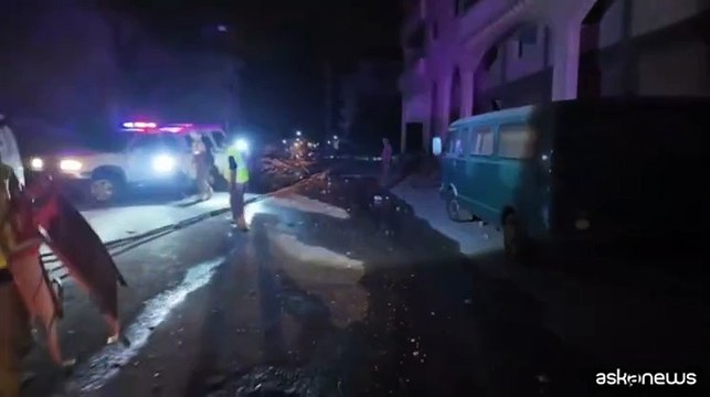 Raid aerei israeliani a Nabatieh, nel sud del Libano