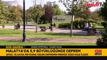 Malatya'da 5.9 büyüklüğünde korkutan deprem!  Elazığ Valisi Numan Hatipoğlu açıklamalarda bulundu