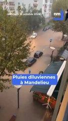 Vigilance orange: les impressionnantes images des inondations en cours à Mandelieu-la-Napoule