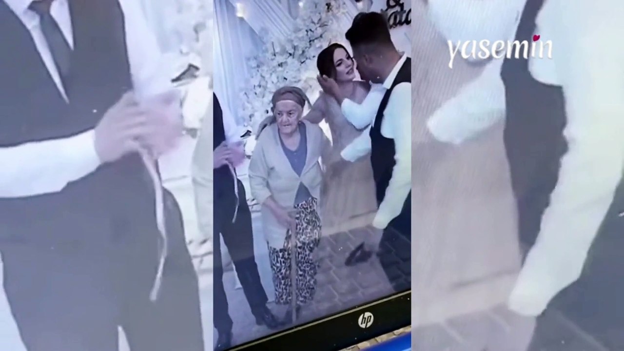 Fotoğraf çekimi sırasında bir anda horon tepmeye başladılar! Babaanne ve gelin uyumu...