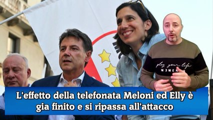 L'effetto della telefonata Meloni ed Elly è gia finito e si ripassa all'attacco