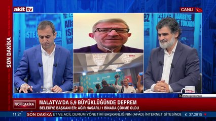 Prof. Dr. Mehmet Fatih Altan Malatya depremini değerlendirdi