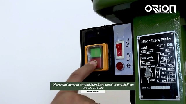 REVIEW MESIN DRILL & TAPPING UNTUK KEBUTUHAN INDUSTRI - ORION ZS4112C DRILL & TAPPING MACHINE