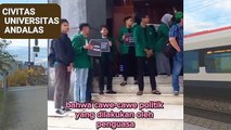 Setelah UGM,UII,UI,hari ini civitas Universitas Andalas, juga ikut menyatakan keresehan nya..