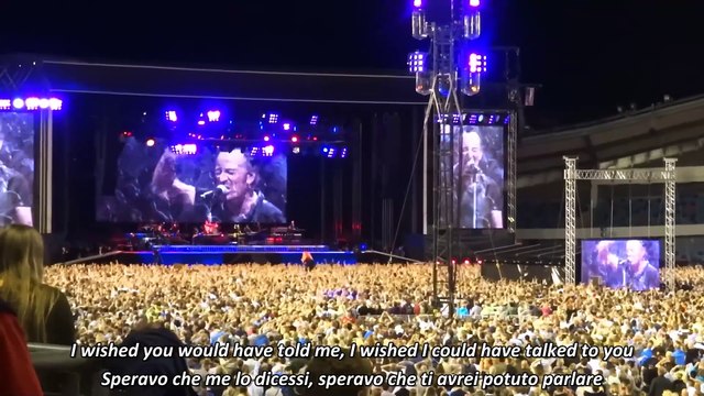 Bruce Springsteen - Bobby Jean - Live Göteborg, June 25, 2016 - Lyrics Subita