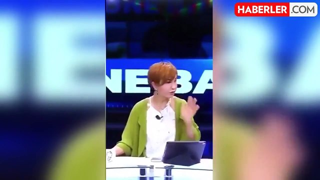 Depreme canlı yayında yayında yakalanan sunucun panik anları