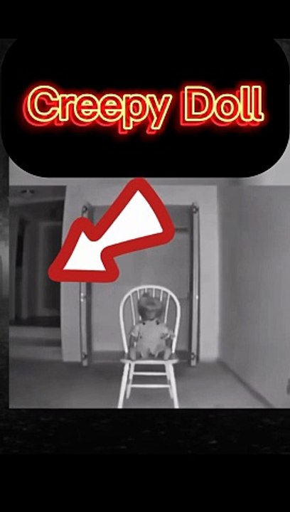 Creepy Doll in haunted house #Scary #haunted