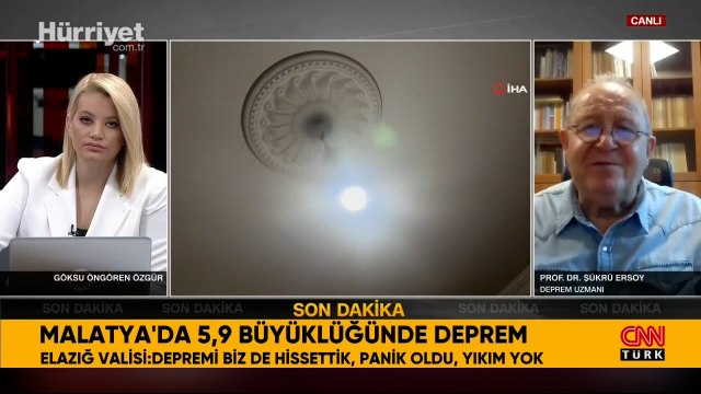 Malatya'daki 5.9 büyüklüğündeki deprem sonrası Prof. Dr. Şükrü Ersoy'dan değerlendirme