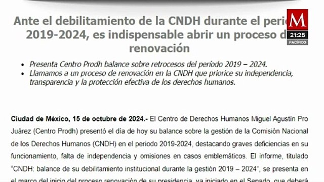Rosario Piedra Ibarra aspira a la reelección en la Comisión Nacional de Derechos Humanos