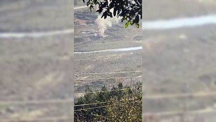 Yakılan çöpler köylüleri isyan ettirdi