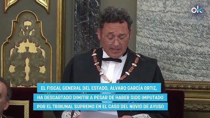 García Ortiz se atrinchera tras ser imputado y no dimite: "Seguiré como fiscal general"