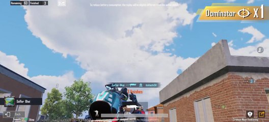 Gaffar Bhai BGMI Gameplay 1 Vs 3 Enemy Dominater
