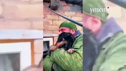 Köpeği unutmadılar! Sel felaketinde evde mahsur kalan köpeğin imdadına böyle yetiştiler...
