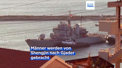 Albanien: Erstes italienisches Schiff mit 16 Migranten angekommen