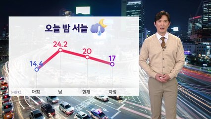 [날씨] 오늘 밤 서늘...내일도 일교차 큰 가을 날씨 / YTN