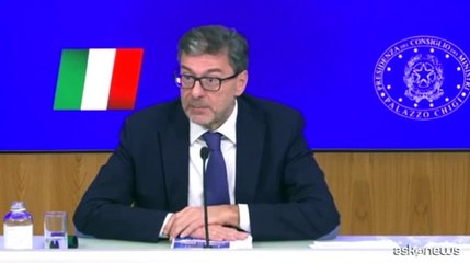 Manovra, Giorgetti: no nuove tasse, attenzione a redditi medio bassi