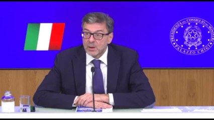 Manovra, Giorgetti: no nuove tasse, attenzione a redditi medio bassi