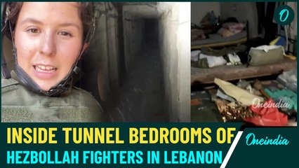 VIDEO: Lavish Bedrooms of Hezbollah Fighters Inside Lebanon Tunnel | Shocking Footage of Long Tunnel