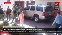 Retiran protección a exfuncionarios estatales en Morelos