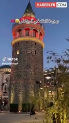 Suudi Arabistan'da Galata Kulesi inşa edildi