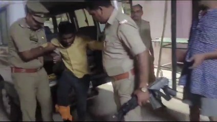 बच्ची से दरिंदगी के बाद की हत्या,चप्पल के जरिए आरोपी तक पहुंची पुलिस, मुठभेड़ में गिरफ्तार