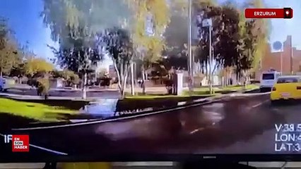 Erzurum'da okul servisinin altında kalıp ölen motosikletin sürücüsü kusurlu bulundu