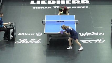 Le replay de L. Hochart - I. Matos - Tennis de table - Championnats d'Europe