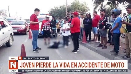 SCZ JOVEN PIERDE LA VIDA EN ACCIDENTE DE MOTO