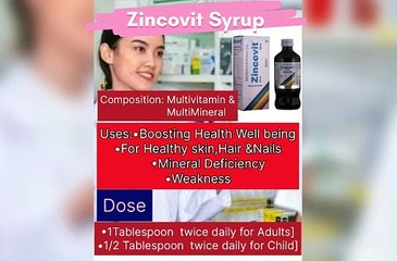 Benefits of Zincovit Syrup